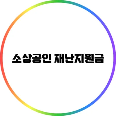 소상공인 재난지원금
